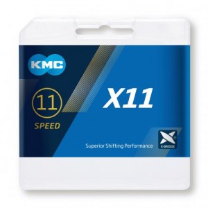 Αλυσιδα KMC X11 Grey 118 Links DRIMALASBIKES